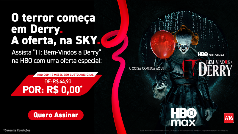 O terror começa em Derry. A oferta, na SKY. Mobile